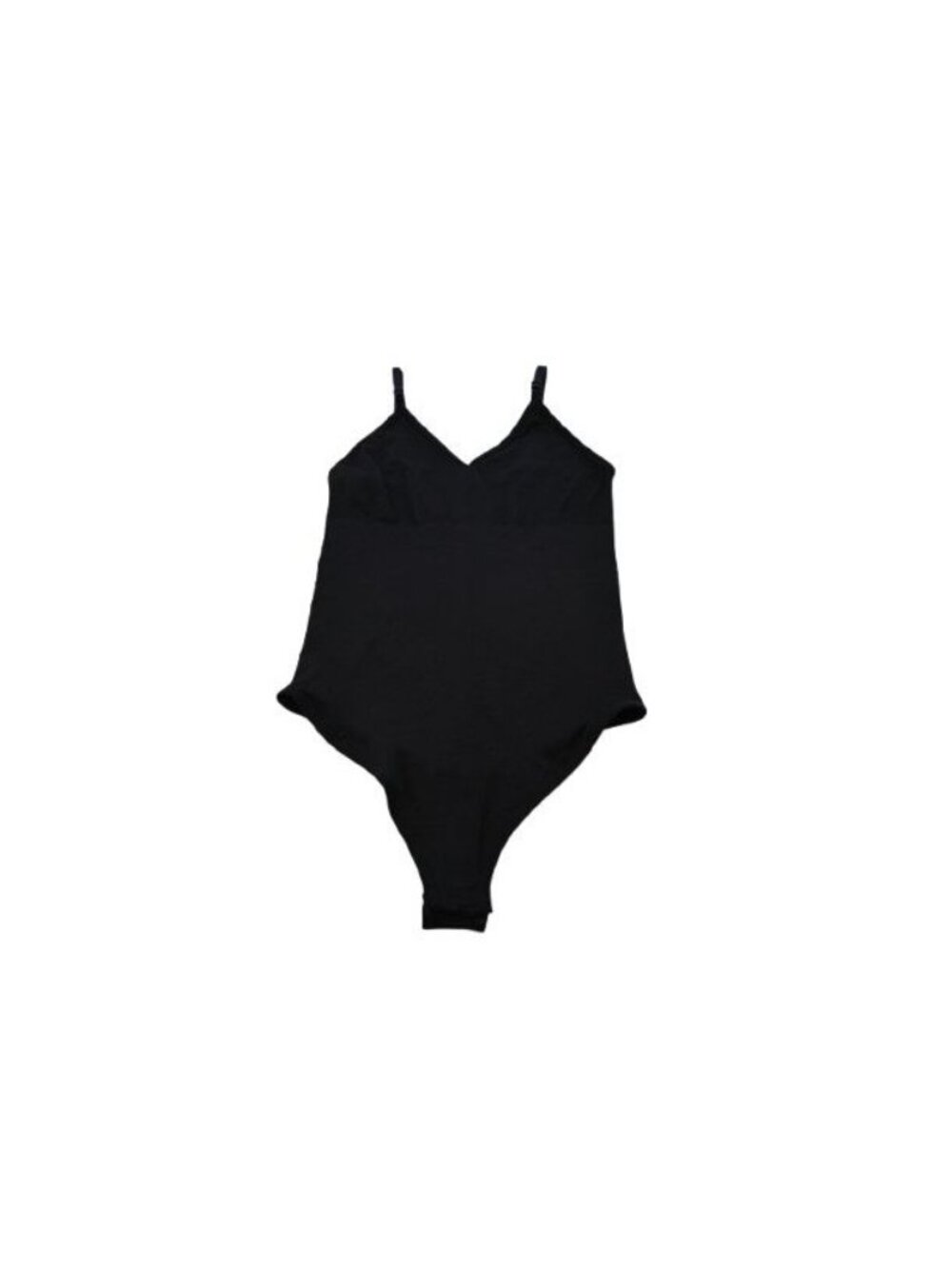 Spanx V-Neck Bodysuit Shapewear Black Size L Classic Neutral Versatile